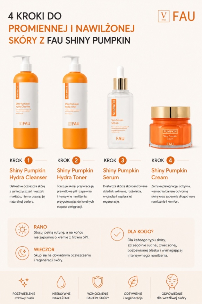 FAU Shiny Pumpkin Cream – rutyna pielęgnacyjna